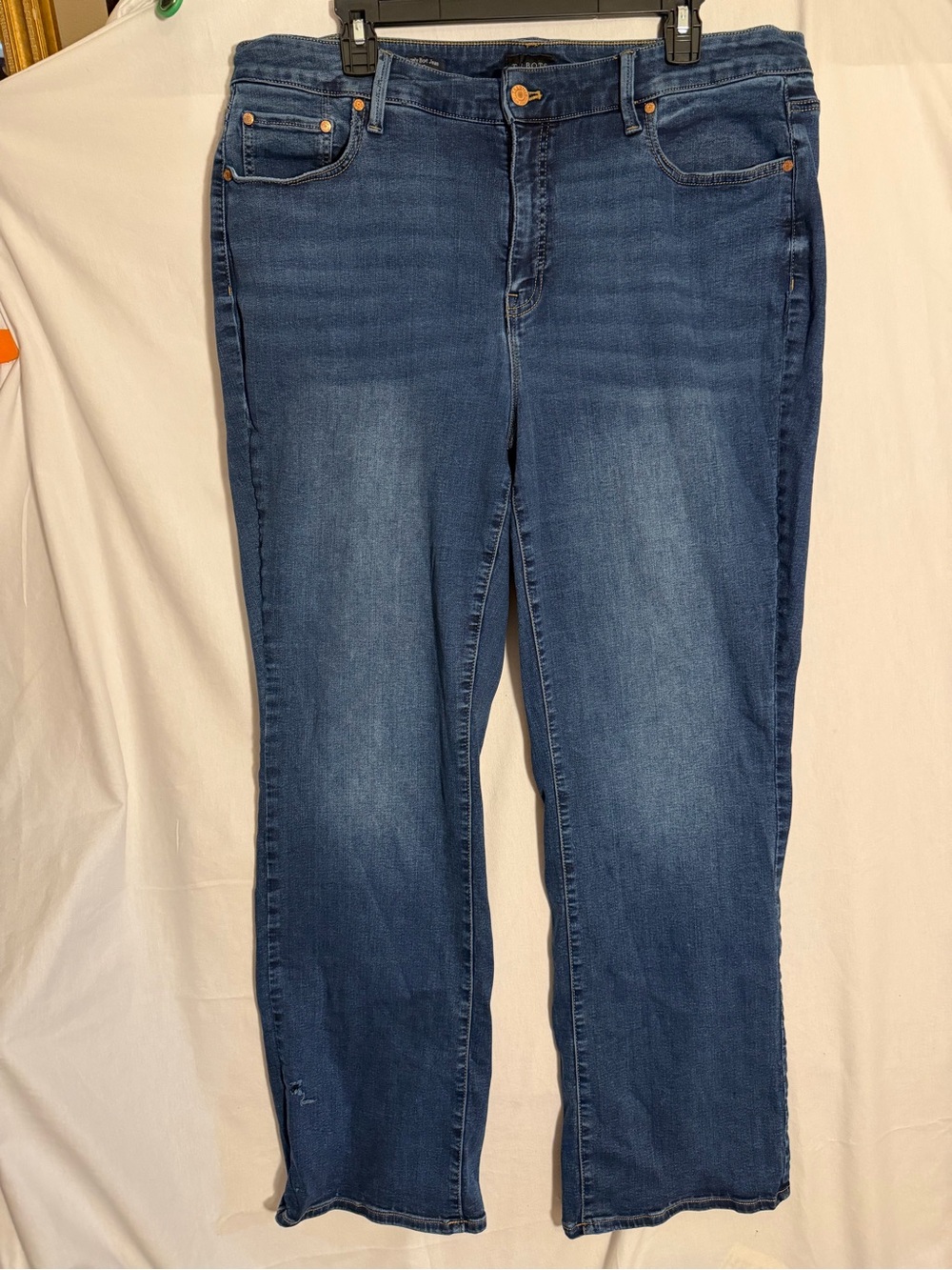 #497 Talbots Dark Blue Women's Straight-Leg Jeans
